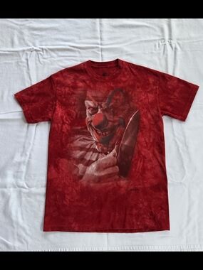 🤡 The Mountain Red Creepy AF Clown SS Graphic T-shirt Size M
